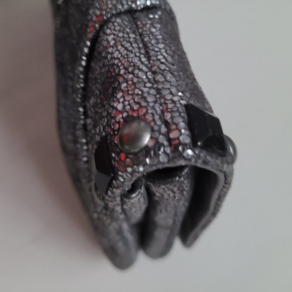 COPY - COACH Kristin Clutch Studded Limited Edition Metallic - Great for Prom! - Picture 11 of 15